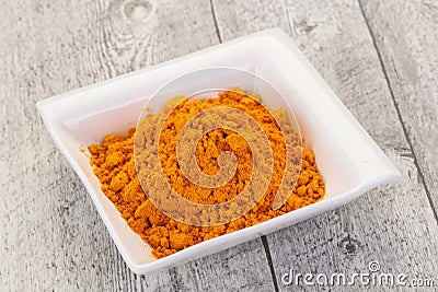 Aroma turmeric powder Stock Photo