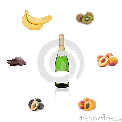 Aroma of wine. Stock Photo