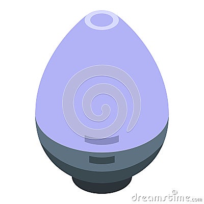 Aromatherapy diffuser icon, isometric style Vector Illustration