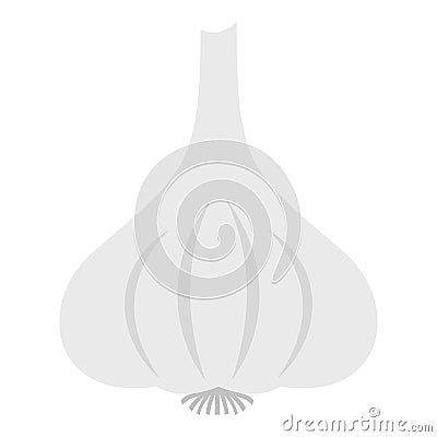 Aromatic garlic vegetable icon Vector Illustration