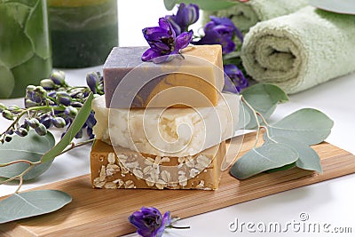 Aromatic Natural Soap Stock Photo