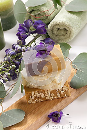 Aromatic Natural Soap Stock Photo