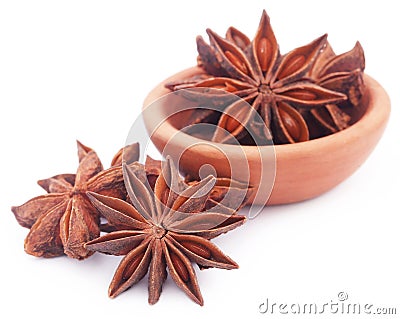 Aromatic star anise Stock Photo