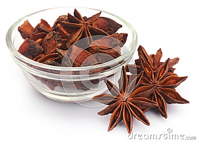 Aromatic star anise Stock Photo