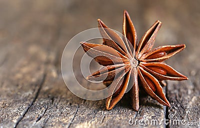 Aromatic star anise Stock Photo