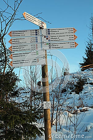 Around the velmerstot, hiking area at any time of year Editorial Stock Photo