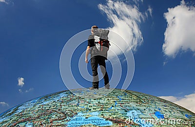 Around the world Stock Photo