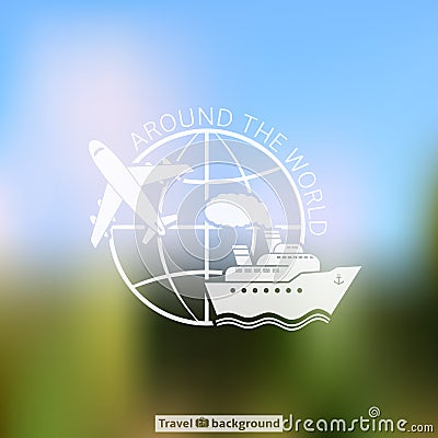 Around the world Vector Illustration