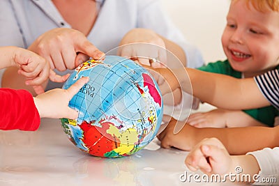 Around the World Stock Photo