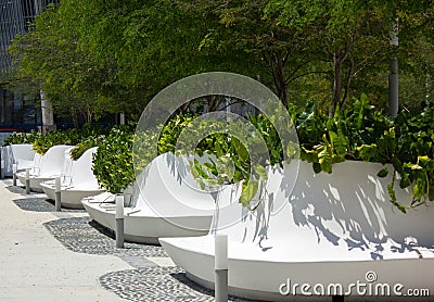 ArquitectonicaGEO landscape, Perez Art Museum, Miami Editorial Stock Photo