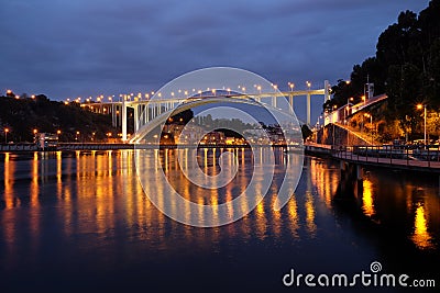 Arrabida Bridge Stock Photo