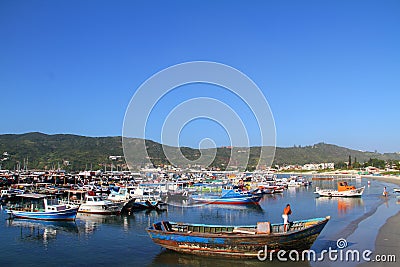 Arraial do Cabo - Fishing Boats Editorial Stock Photo