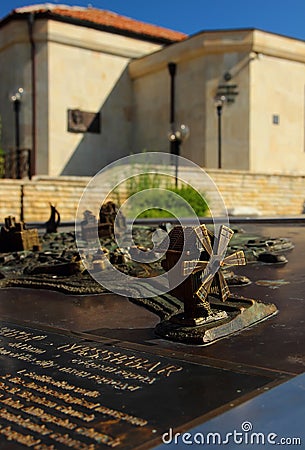 Arrangement of architectural monuments Editorial Stock Photo