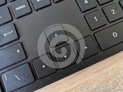 An array of keys, each a portal to a world of words and possibilities Stock Photo