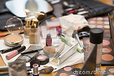 Array of Makeup Stock Photo