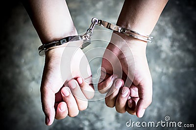 Arrested Stock Photo