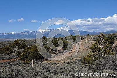 Arresting Sangre De Cristo Mountains Stock Photo