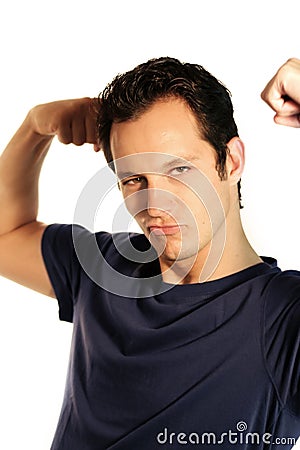 Arrogant business man Stock Photo