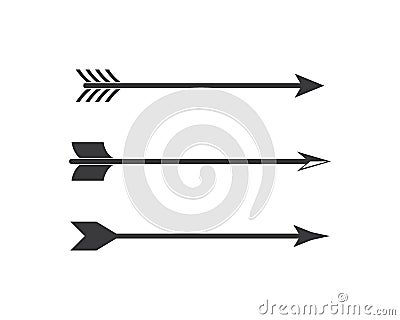 Arrow archery icon vector illustration Logo Template Vector Illustration