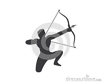 Arrow archery icon vector illustration Logo Template Vector Illustration