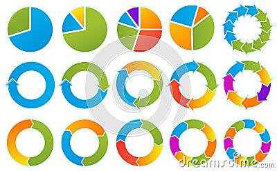 Arrow circles Vector Illustration