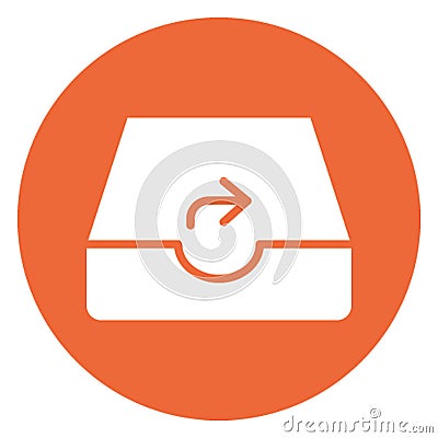 Arrow, email Isolated Vector icon which can easily modify or edit Vector Illustration