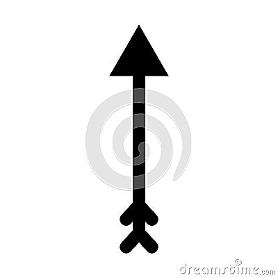 Arrow indian isolated icon Vector Illustration