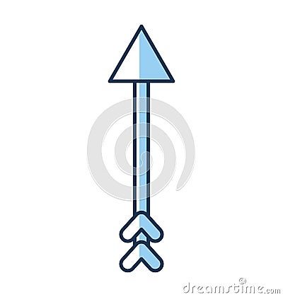 Arrow indian isolated icon Vector Illustration