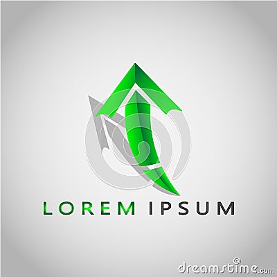 ARROW LOREM IPSUM 2017 4 Vector Illustration