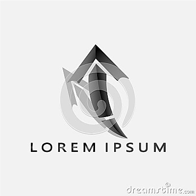 ARROW LOREM IPSUM 2017 5 Stock Photo