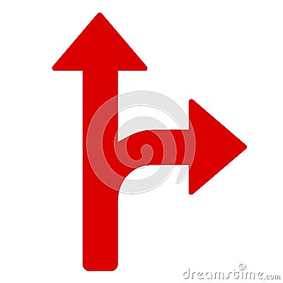 Arrow straight right navigation Stock Photo