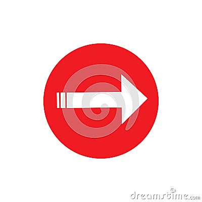 arrow symbol icon logo simple Stock Photo