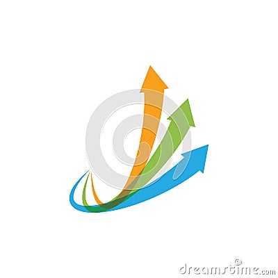 Arrow vector illustration icon Vector Illustration