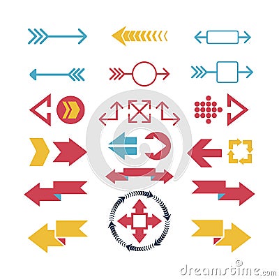 Arrow web icon vector illustration. Vector Illustration