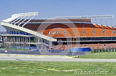 Arrowhead Stadium, home of the Kansas City Chiefs , Kansas City, MO Editorial Stock Photo