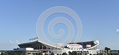 Arrowhead Stadium, Kansas City Missouri Editorial Stock Photo