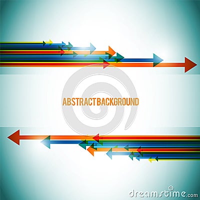 Arrows abstract background Stock Photo