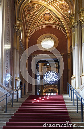 Vienna: Arsenal stairway Editorial Stock Photo