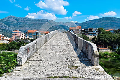 The Arslanagic Bridge Stock Photo