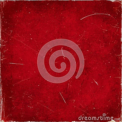 Dark red grunge background, old paper texture, stains, scratches Stock Photo