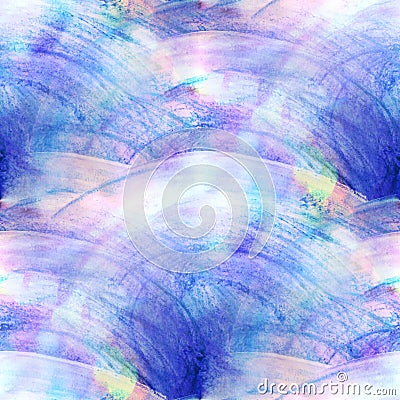 Art background watercolor blue seamless texture Stock Photo