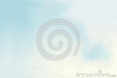 Art blue bright paint brush on paper texture background, multi colorful painting art acrylic water color wallpaper pastel Stock Photo