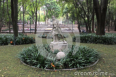 Art in Bosque de Chapultepec Stock Photo