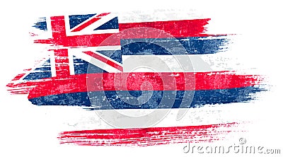 Hawaii flag Vector Illustration