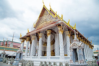 Art of Buddhism Architecture - House of worship to pray Stock Photo