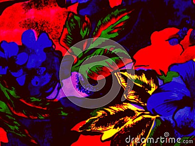 Art callasic flowers colors designe Stock Photo