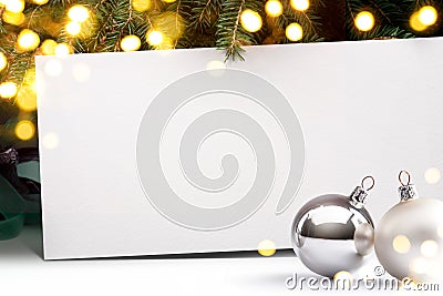 Art Christmas invitation background Stock Photo