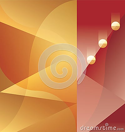 Art Deco abstract background Vector Illustration