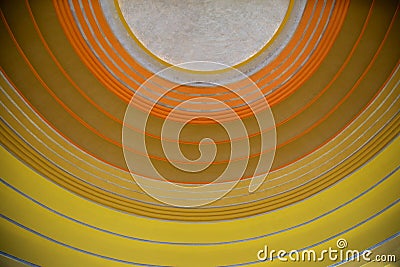 Art Deco Ceiling Stock Photo