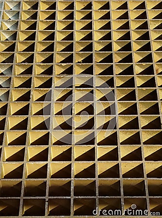 Art Deco Dot Line Surface Graphic Design Grid Checkers Composition Square Shadow Light Shade Grey Gray Form Basic Element Stock Photo